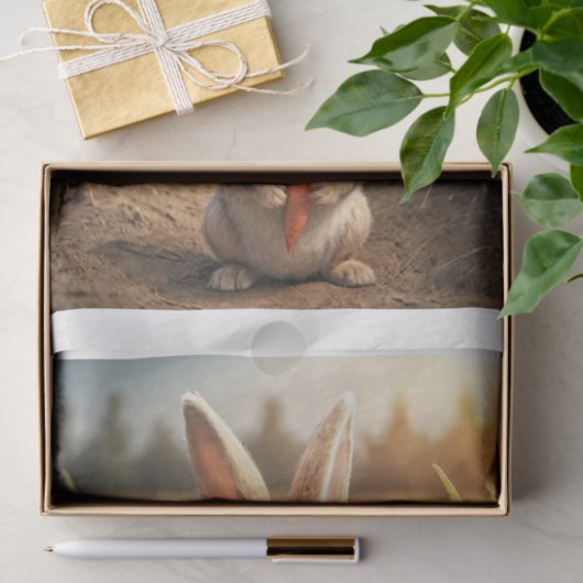 Baby Farm Animes: das kleine Kaninchen Seidenpapier (Geschenk)