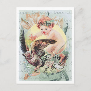BABY FAUN "FAIRYLAND FANTASY" COLLAGE POSTKARTE