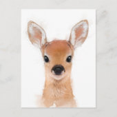 Baby Fawn Postcard Postkarte (Vorderseite)