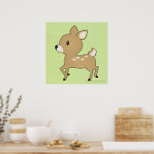 Baby Fawn Print Poster (Küche)