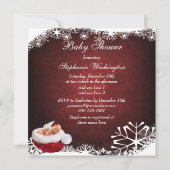 Baby-Fee in der WeihnachtsStrumpf-Baby-Dusche Einladung (Rückseite)