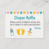 Baby Feet Diaper Raffles Tickets (Vorderseite)