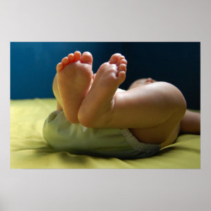 Baby Feet Dreams Poster