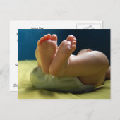 Baby Feet Dreams Postkarte (Vorne/Hinten)