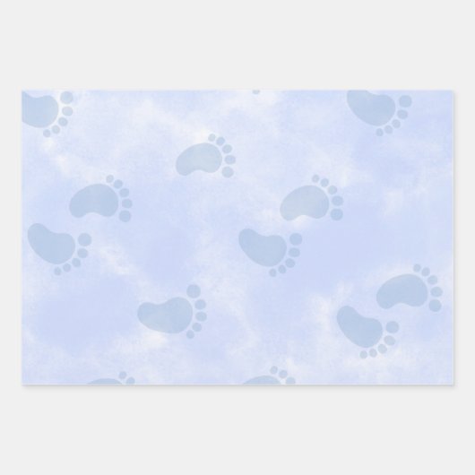 Baby Feet Geschenkpapier Set (Vorderseite)