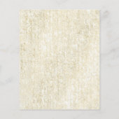 Baby Feet Gold Glitzer Gender Neutral Baby Dusche (Rückseite)