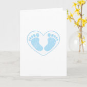 BABY FEET KARTE (Gelbe Blume)