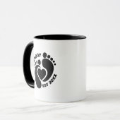 Baby Feet Tasse für Vater (Vorderseite Links)