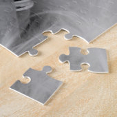 Baby Feet, Vater & Mutter Hände in Herzform. Puzzle (Seite)