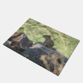 Baby-Felsen-Eichhörnchen Fußmatte (Schrägansicht)