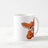 Baby Fennec Fox Kaffeetasse (VorderseiteRechts)