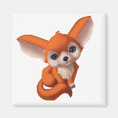 Baby Fennec Fox Magnet (Vorne)