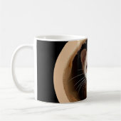 Baby Ferret Face - Niedlich Ferrets Kaffeetasse (Links)