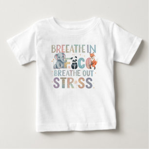 Baby Fine Jersey T - Shirt - "Breathe in Peace