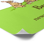 Baby Fingerprint Tree Poster (Farbe, Bunne) (Ecke)