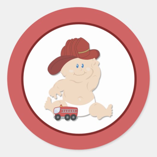 BABY FIRE FIGHTER Umschlag Aufkleber (Vorderseite)
