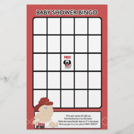 Baby Firefighter Baby Shooter Bingo Game