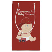 Baby Firefighter Fireman Baby Showbeutel Kleine Geschenktüte (Vorderseite)