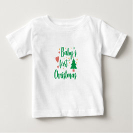 Baby First Christmas Baby T-shirt