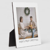 Baby First Christmas Family Foto Fotoplatte (Seite)
