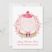 Baby First Christmas Foto Christmas Card (Vorderseite)