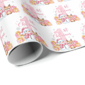 Baby First Christmas Geschenkpapier (Rolleneckpunkt)