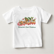 Baby First Christmas Gingerbrot Train Candy