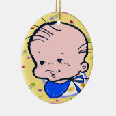 Baby First Christmas Keramik Ornament (Rechts)