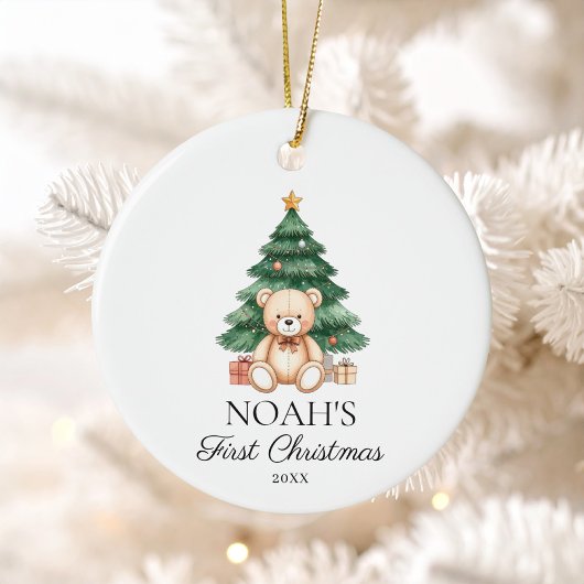 Baby First Christmas Keramik Ornament