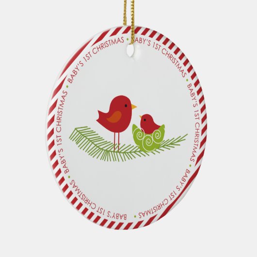 Baby First Christmas Maßgeschneiderte Ornamente (Rechts)