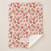 Baby First Christmas Personalisiert Sherpadecke (Vorderseite)