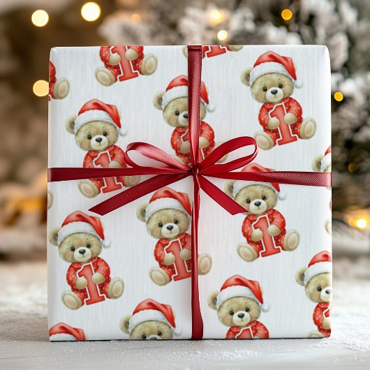 Baby First Christmas Wrapping Paper Geschenkpapier
