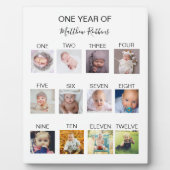 Baby First Year Foto Fotoplatte (Vorderseite)