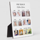 Baby First Year Foto Fotoplatte (Seite)