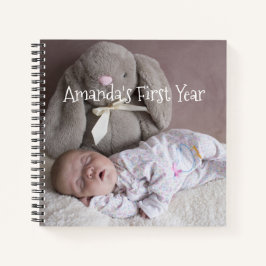 Baby First Year Foto Journal Notizblock