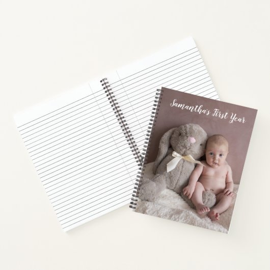 Baby First Year Foto Journal Notizblock (Innenseite)