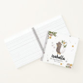 Baby First Year Individuelle Name Prenancy Journal Notizblock (Innenseite)