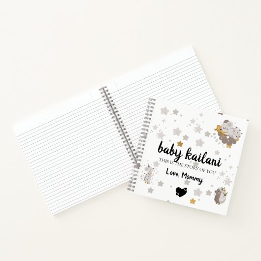 Baby First Year Keepsake | Pregnancy Journal Notizblock (Innenseite)