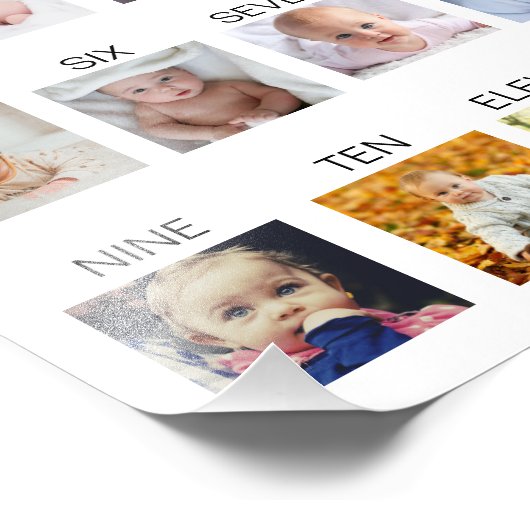 Baby First Year Poster (Ecke)