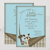 Baby-Fischer-Duschen-Einladung Einladung (Vorne/Hinten)
