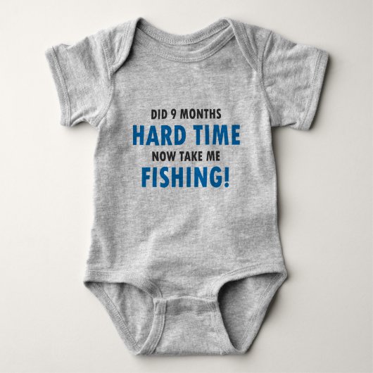 Baby Fishing Jersey Bodysuit Shirt (Vorderseite)
