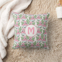 Baby Flamingo Throw Pillow