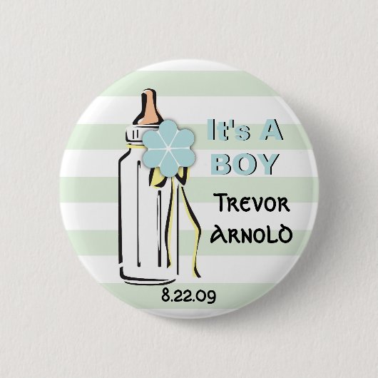 Baby-Flaschen-Jungen-Knopf Button (Vorderseite)
