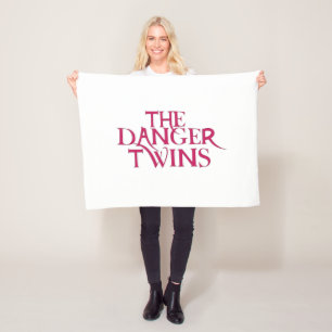 Baby Fleece Blanket by Danger Twins (bubblegum)
