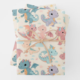 Baby-Fliegdragons Geschenkpapier Set