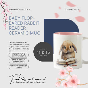 Baby Flop Rabbit Reader Tasse