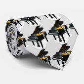 Baby-Flügel - GreyBkg Krawatte (Gerollt)