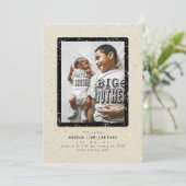 Baby Flurry | Vertikale Geburtsankündigung Einladung (Stehend Vorderseite)