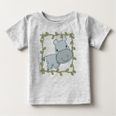 Baby-Flusspferd-T - Shirts und Geschenke (Vorderseite)