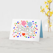 Baby Folded Greeting Card Karte (Gelbe Blume)